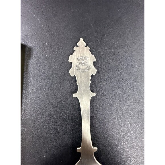 Vintage 1986 SCHLOSS LINDERHOF PEWTER SPOON Anno Domini JARESLOF With Box - Picture 5 of 7